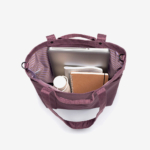 Bolso Raw Tote Maroon