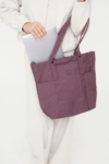 Bolso Raw Tote Maroon