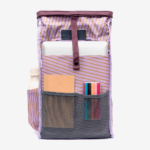 Mochila Roll Mini Stripes Maroon