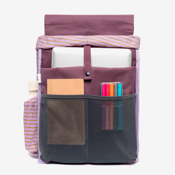 Mochila Kaut Stripes Maroon