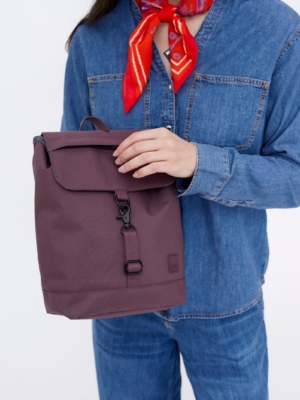 Mochila Kaut Mini Stripes Maroon