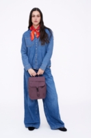 Mochila Kaut Mini Stripes Maroon