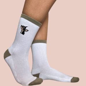 Doggie Calcetines Blancos