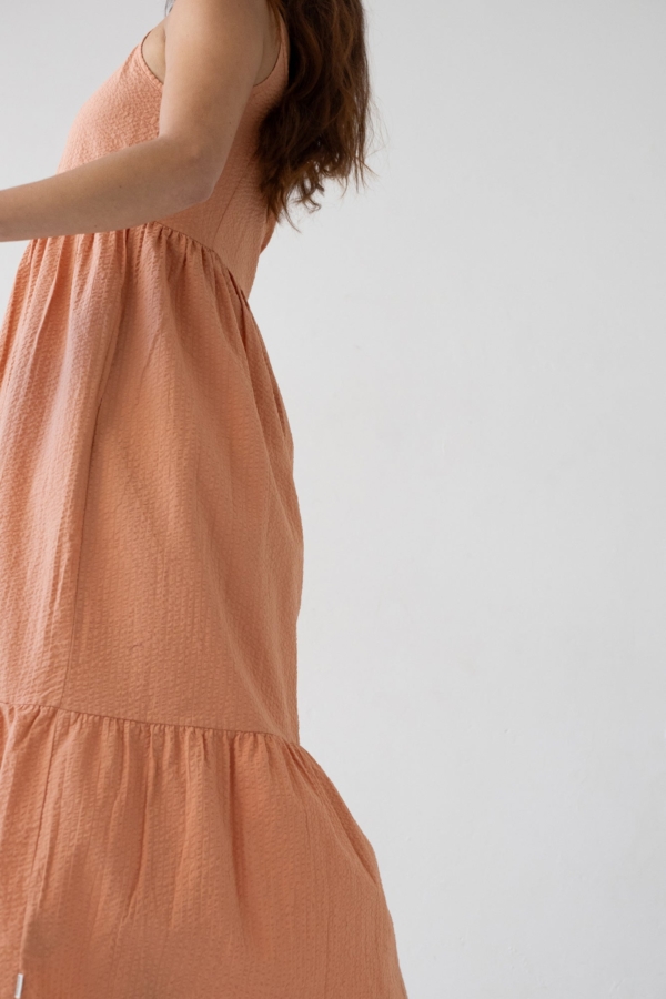 Vestido Largo Tirantes Belinda Rosa