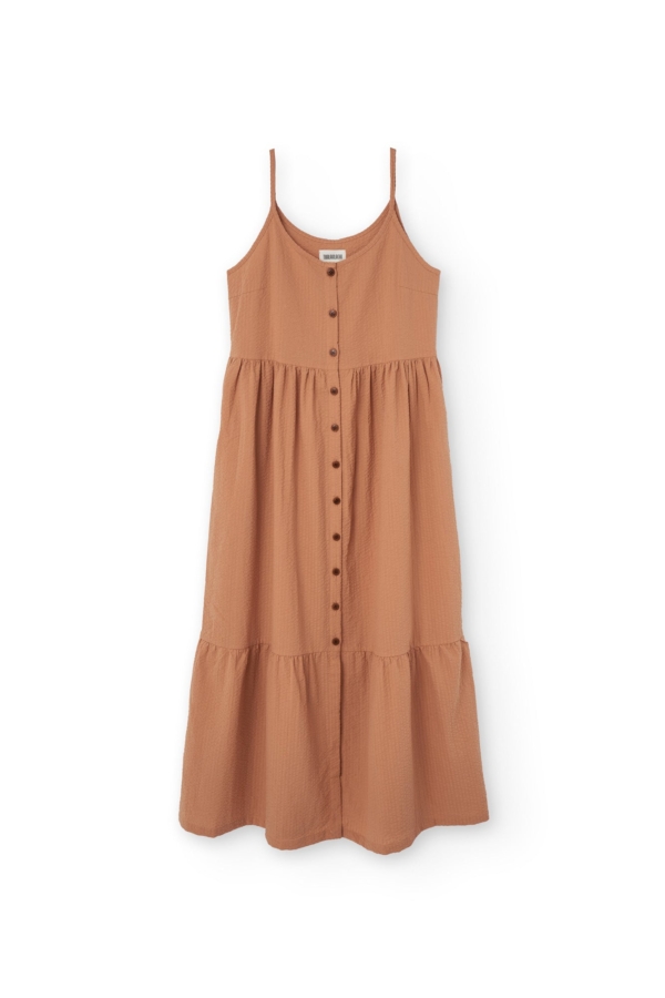 Vestido Largo Tirantes Belinda Rosa