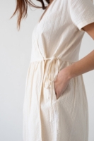 Vestido Cruzado Benoit Beige