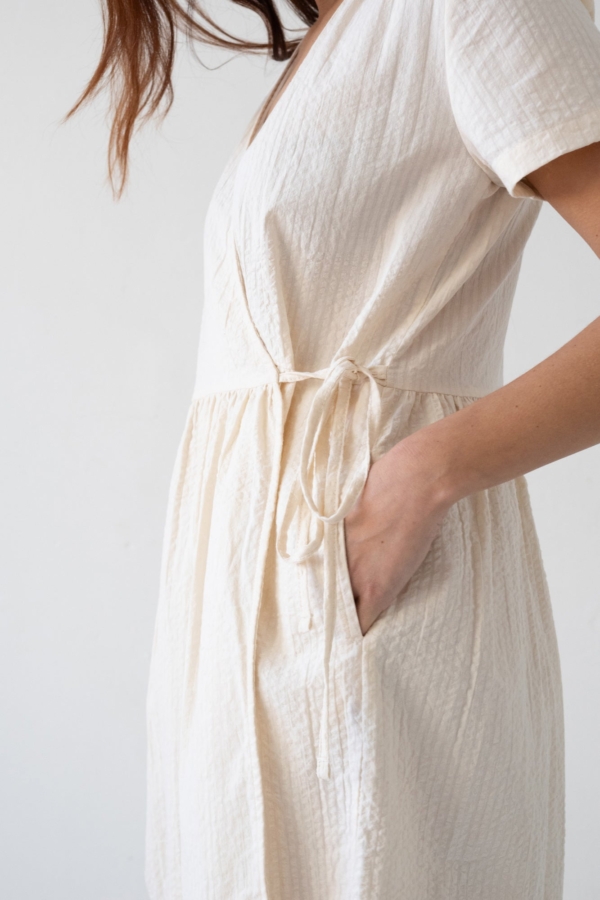 Vestido Cruzado Benoit Beige