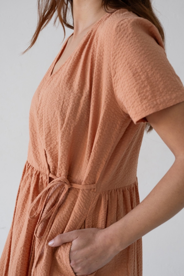 Vestido Cruzado Benoit Rosa