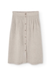 Falda Bernadette de Lino Beige