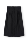 Falda Bernadette de Lino negro