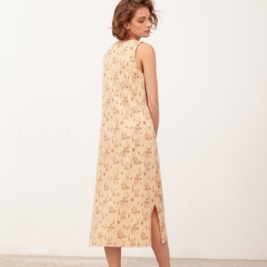 Vestido maxi Berta Beige Koalas