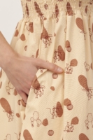 Vestido Nido de Abeja Beth Beige