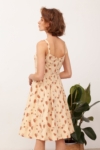 Vestido Tirantes con botones Betsy Beige Canguro