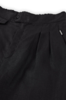 Pantalón pinzas Negro Bijoux de Lino