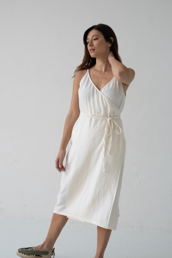 Vestido Tirantes Brielle Beige