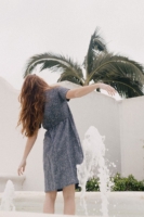 Vestido Eliette Bruma Azul