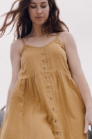 Vestido Elma Mostaza