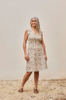 Vestido Fara Selva Beige