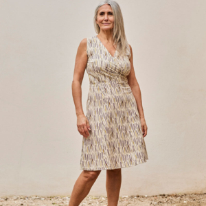 Vestido Fara Selva Beige