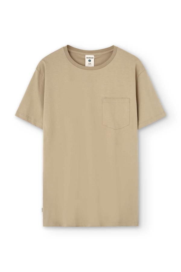 Camiseta unisex George bolsillos beige