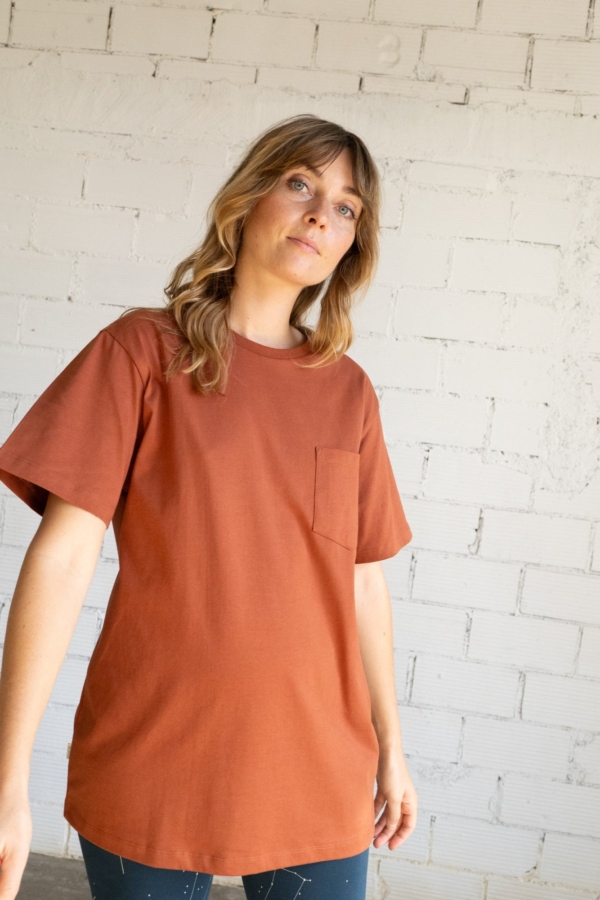 Camiseta Giulia rojo marte