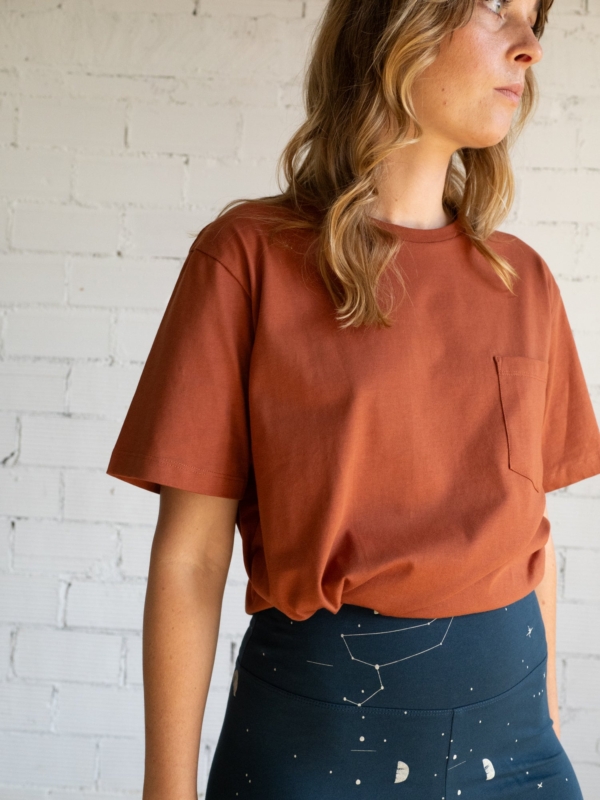 Camiseta Giulia rojo marte