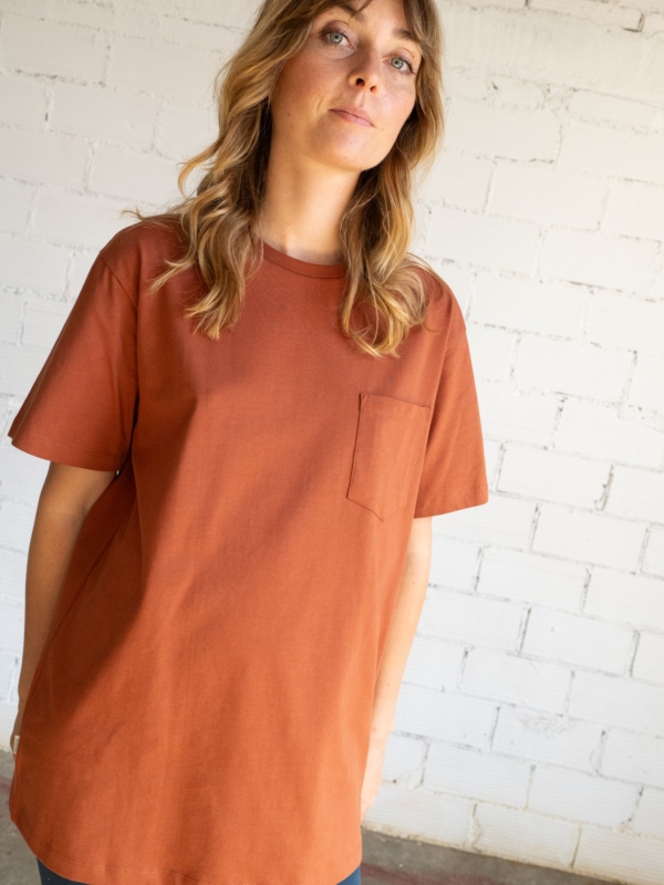 Camiseta Giulia rojo marte