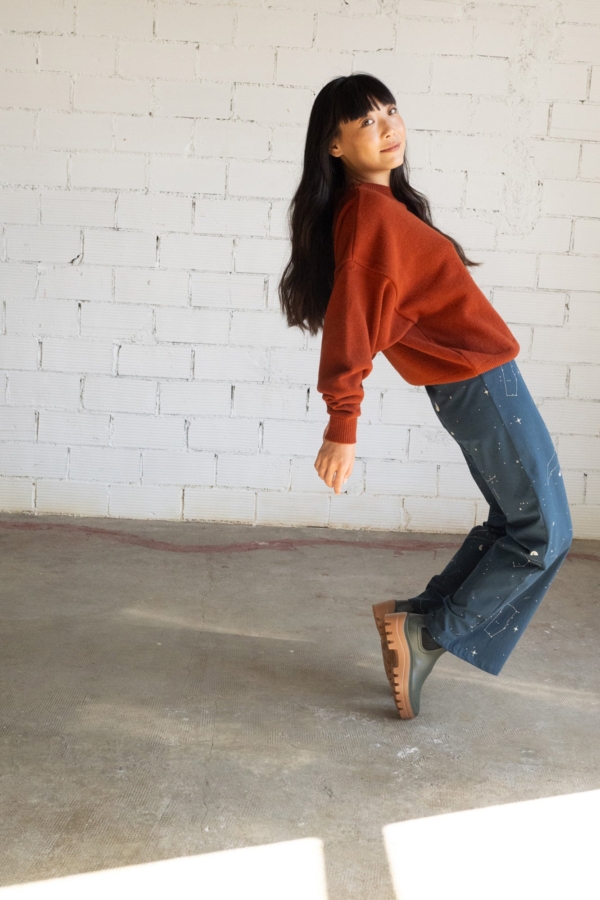 Pantalón Gloria azul constelaciones