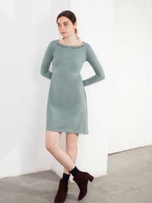 Vestido bordado Lucy verde