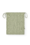 Bolsa algodón orgánico verde mimbre