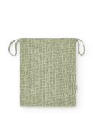 Bolsa algodón orgánico verde mimbre