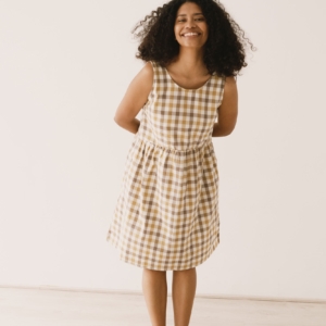 Vestido Hazel tirantes vichy algodón orgánico