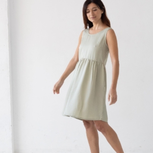 Vestido Hazel tirantes Tencel verde jade