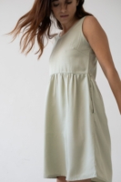 Vestido Hazel tirantes Tencel verde jade