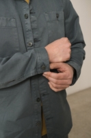 Sobrecamisa Worker Helmut Azul Algodón Orgánico