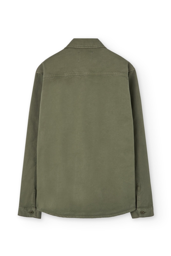 Sobrecamisa Worker Helmut Verde Algodón Orgánico