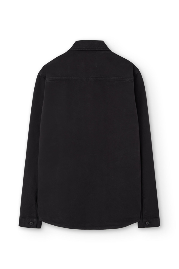 Sobrecamisa Worker Helmut Unisex Negro Algodón Orgánico