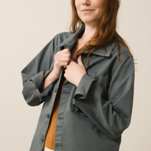 Sobrecamisa Worker Helmut Unisex Azul Algodón Orgánico