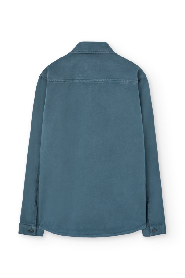 Sobrecamisa Worker Helmut Unisex Azul Algodón Orgánico