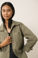 Sobrecamisa Worker Helmut Unisex Verde Algodón Orgánico