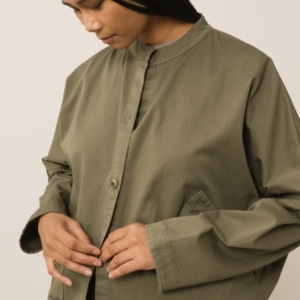 Chaqueta Henny Algodón Orgánico Verde