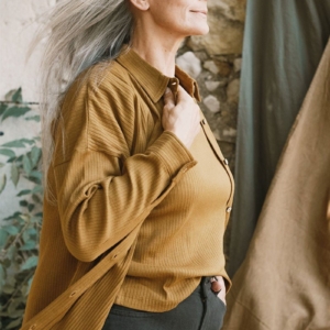 Vestido Camisero Janire Mostaza