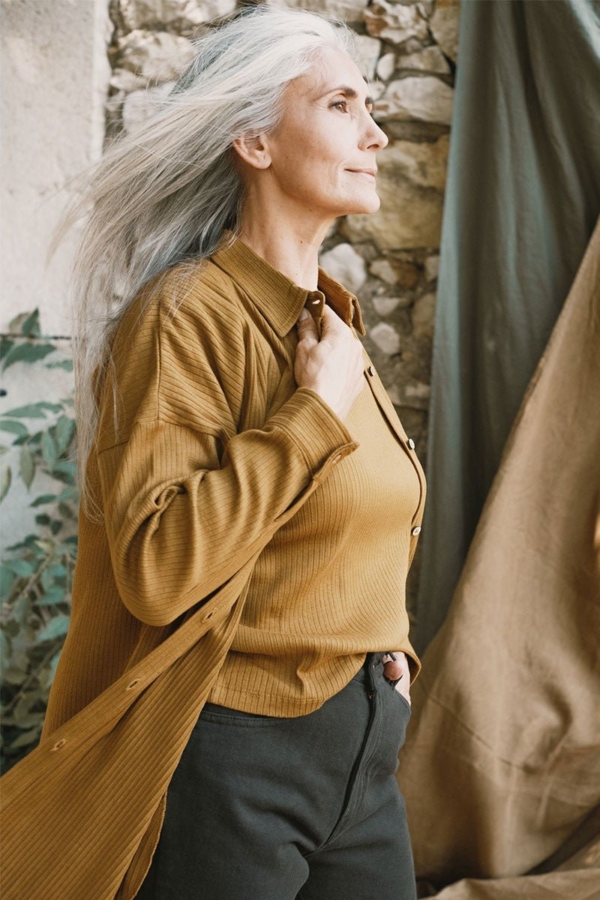 Vestido Camisero Janire Mostaza