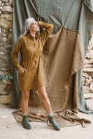 Vestido Camisero Janire Mostaza