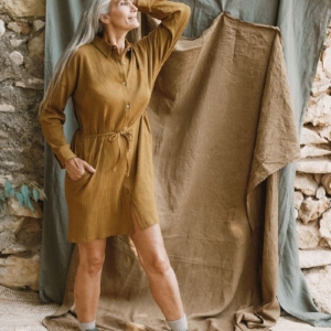 tiralahilacha-janire-shirt-dress-mustard-2