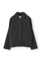 Chaqueta corta 100% lana merino gris