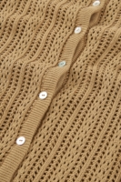 Cardigan Calado Bibi Mostaza