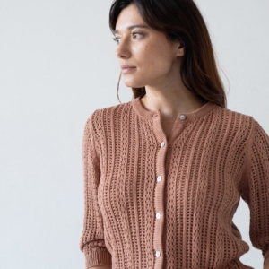 Cardigan Calado Bibi Rosa