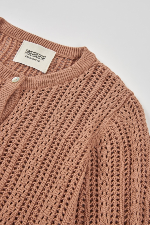 Cardigan Calado Bibi Rosa