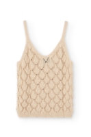 Tank Top Basile calado Beige